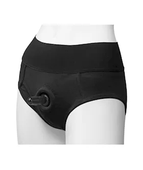 Vac-u-lock Panty Harness With Plug Briefs S/m
