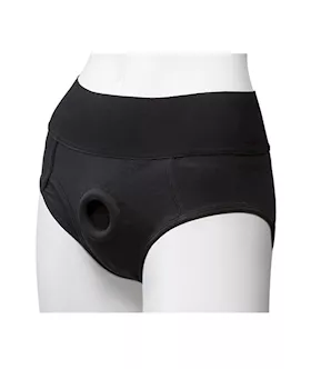 Vac-u-lock Panty Harness With Plug Briefs S/m