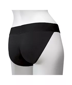 Vac-u-lock Full Back Panty Harness With Plug L/xl