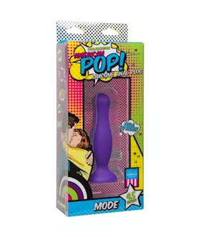 American Pop - Mode - Silicone Anal Plug - 4.5 Inch