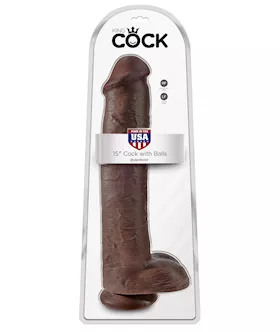 King Cock Suction Cup Dildo With Balls