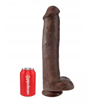 King Cock Suction Cup Dildo With Balls