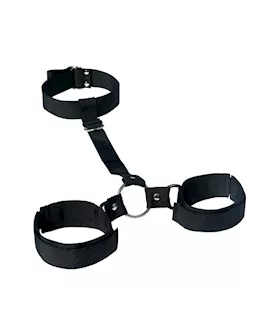 Sex and Mischief Shadow Neck and Wrist Restraint