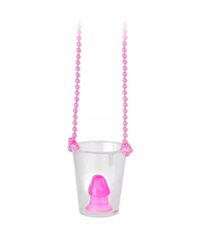 Pecker Shot Glass Necklace