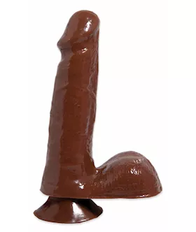 Basix 6 Inch Dong W Suction Cup Brow