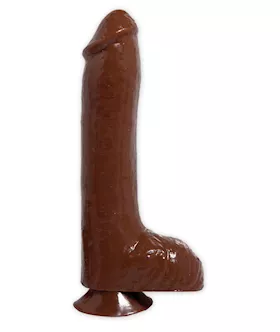 Basix 8 Inch Dong W Suction Brown
