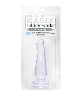 Basix 5 Inch Butt Plug Clear