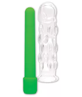 Neon Glass Vibrator Green