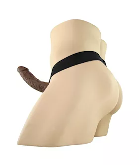 Fetish Fantasy Series 7 Inch Vibrating Hollow Strap-on With Balls