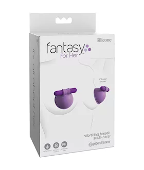 Fantasy For Her Vibrating Breast Suck-hers