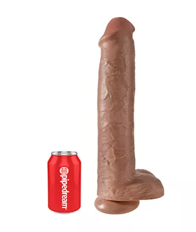 King Cock Suction Cup Dildo With Balls