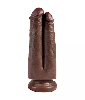 King Cock 7 Inch Two Cocks One Hole Dildo