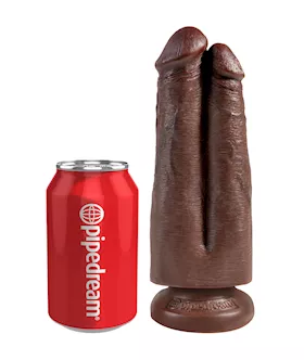 King Cock 7 Inch Two Cocks One Hole Dildo