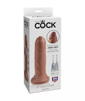 King Cock 6 Inch Uncut Cock