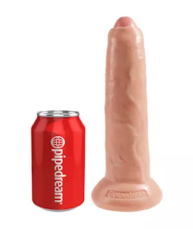 King Cock Uncut Suction Cup Dildo