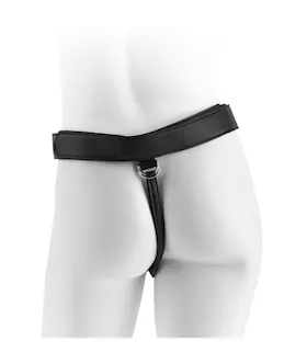 King Cock Strap-on Harness With 7 Inch Uncut Cock