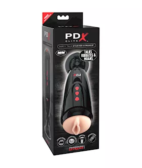 PDX Elite Dirty Talk Starter Stroker