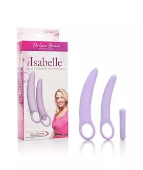 Dr. Laura Berman Isabelle Set Of 2 Vibrating Silicone Dilators