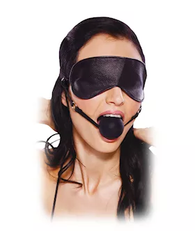 Ff Blindfold With Ball Gag