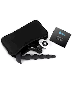 bVibe Cinco Rechargeable Remote Control Anal Beads