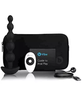 B-vibe Cinco Rechargeable Remote Control Anal Beads