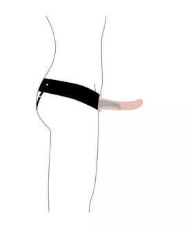 Erection Assist Hollow Strap-on