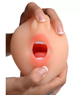 Sarah's Sexy Mouth Stroker