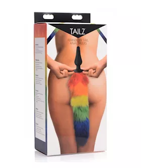 Rainbow Tail Silicone Anal Plug