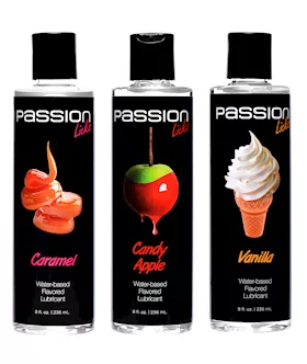 Passion Licks Flavoured Lubricant - 3 Pack 