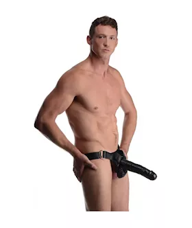 Infiltrator Hollow Strap-on With 10 Inch Dildo