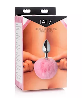 Fluffy Bunny Tail Anal Plug