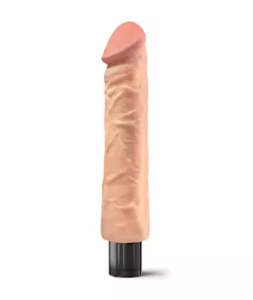 Real Feel Vibrating Ribbed Dildo # 12