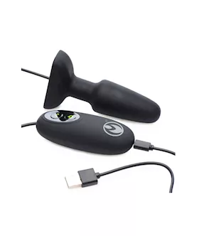 Popper Plug 7x Rechargeable Vibrating Silicone Anal Plug