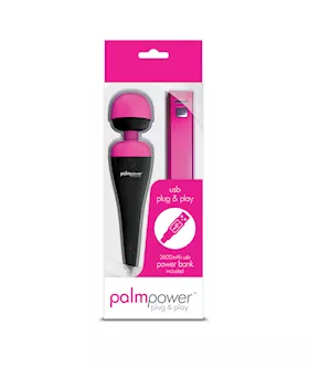 Bms Palm Power Plug And Play Vibrating Wand