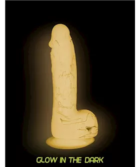Brandon Glow In The Dark Dildo With Balls