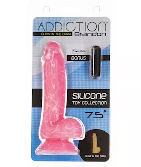 Brandon Glow In The Dark Dildo With Balls