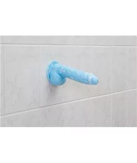 Luke Glow In The Dark 7.5 Inch Dildo With Balls