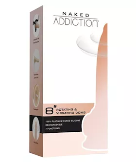 Naked Addiction Rotating And Vibrating Dildo