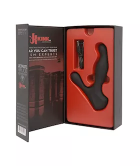 Kink Silicone Prostate Massager With Rotating Ridges