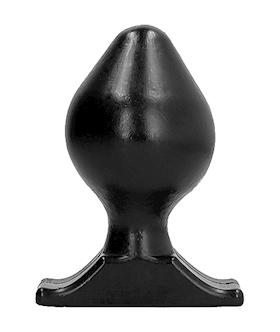 All Black Bulbous Butt Plug