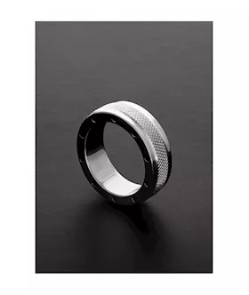 Cool & Knurl Cock Ring - (15x45mm)