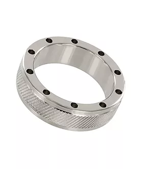 Cool & Knurl Cock Ring - (15x50mm)