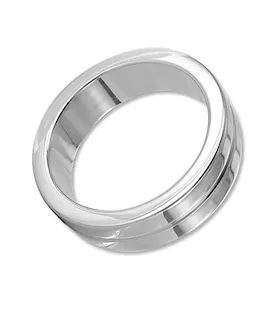 Single Grooved Cock Ring - (15x50mm)