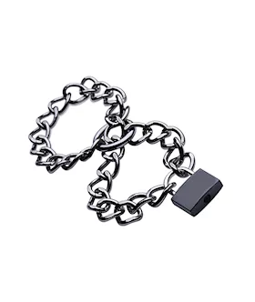 Steel Chain Cuffs