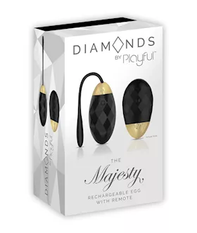 Diamonds The Majesty Rechargeable Egg With Remote