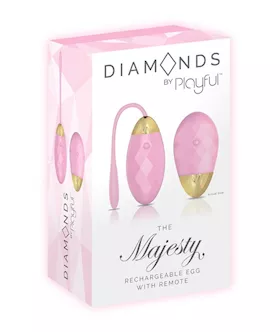 Diamonds The Majesty Rechargeable Egg With Remote