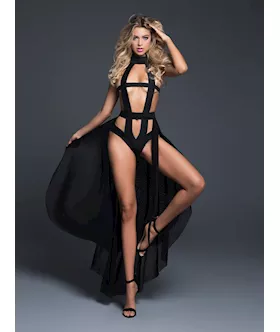 Adore Skye Edge Teddy and Sheer Skirt