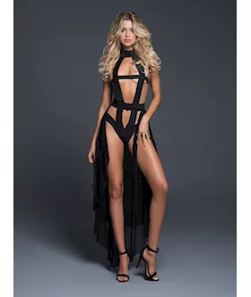 Adore Skye Edge Teddy And Sheer Skirt