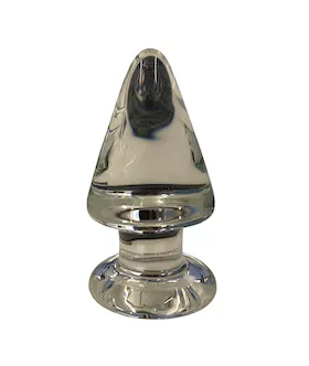 The Cone Glass Butt Plug