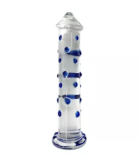 Nubbed Glass Dildo